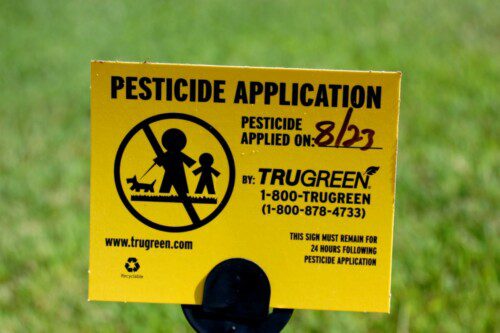 Pesticides Sign 2011